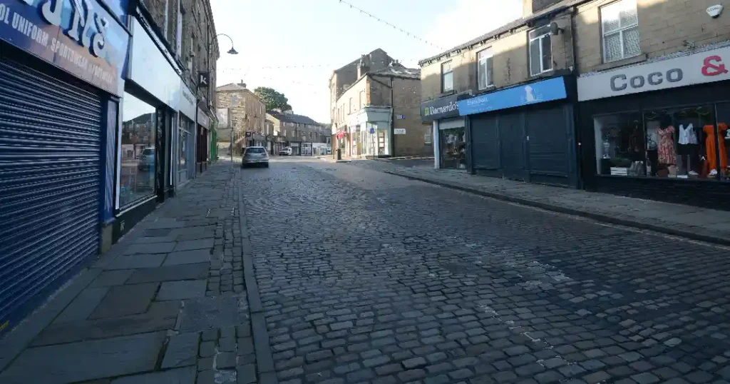 Bank Stree Rawtenstall, View towards Daisy hill