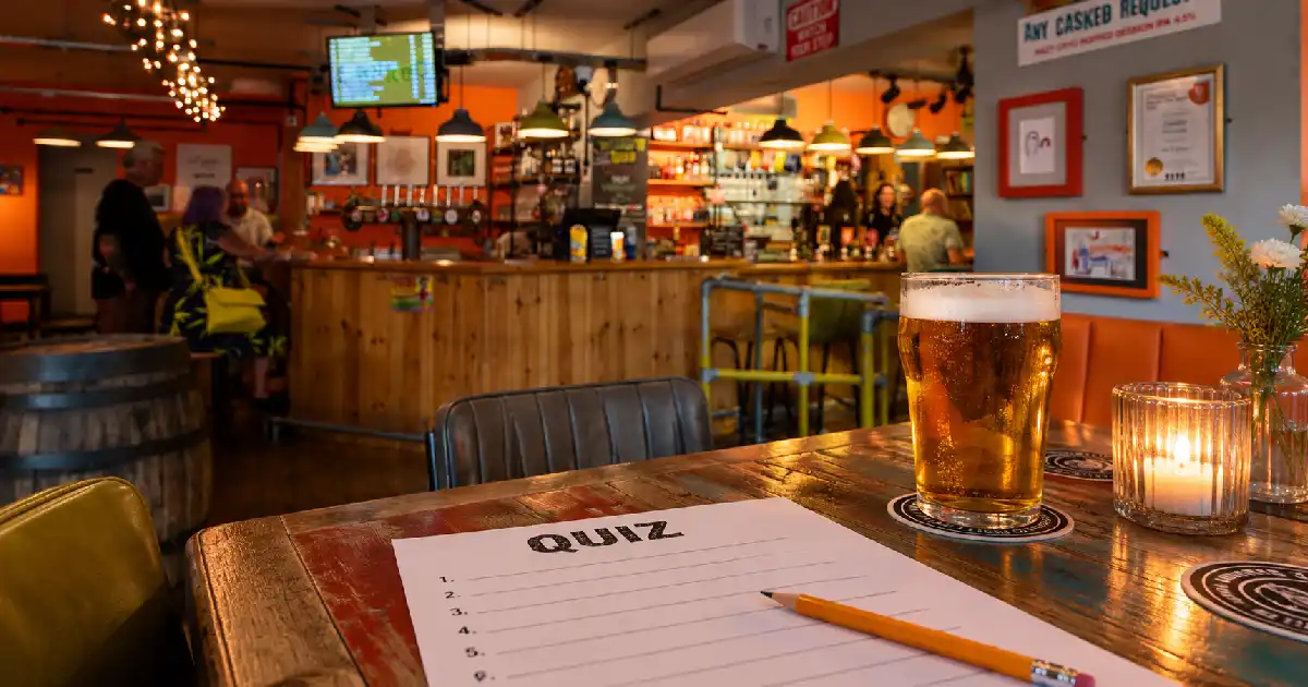 Casked Rawtenstall Pub Quiz Wednesday night